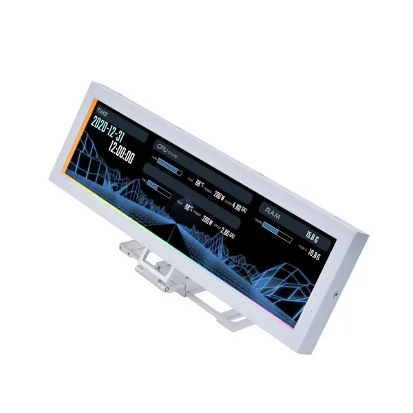 Lian Li 8.8 Inch Universal Screen US88v1 White (G89-SM088W-IN)