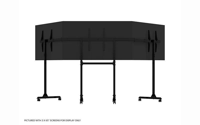 NEXT LEVEL RACING FREE STANDING TRIPLE MONITOR STAND (NLR-A010)