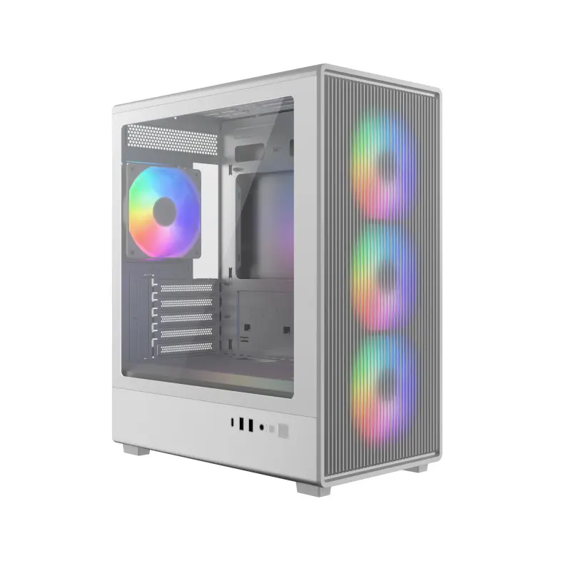 Cooler Master Elite 350 ARGB Cabinet – White (E350-WGNN-S00)