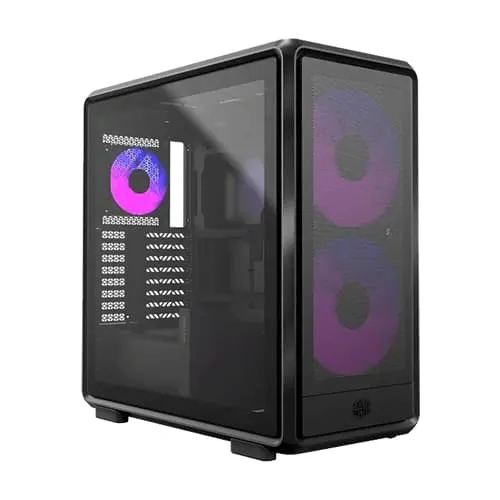 Cooler Master MasterFrame 600 Mesh ARGB Silver E-ATX Mid Tower Cabinet