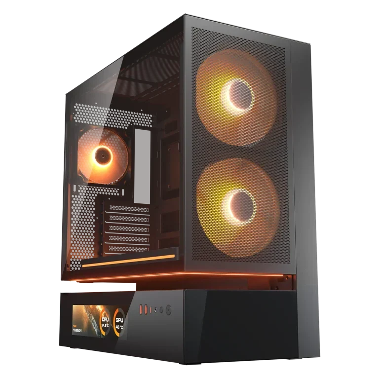 COUGAR CFV235 Mesh Vision ARGB ATX Mid Tower Cabinet Black (CGR-2DA4B-MV)