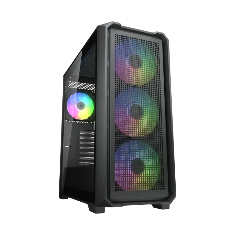 COUGAR MX600 Air Black ATX Mid Tower Cabinet (CGR-25C9B-RGB)