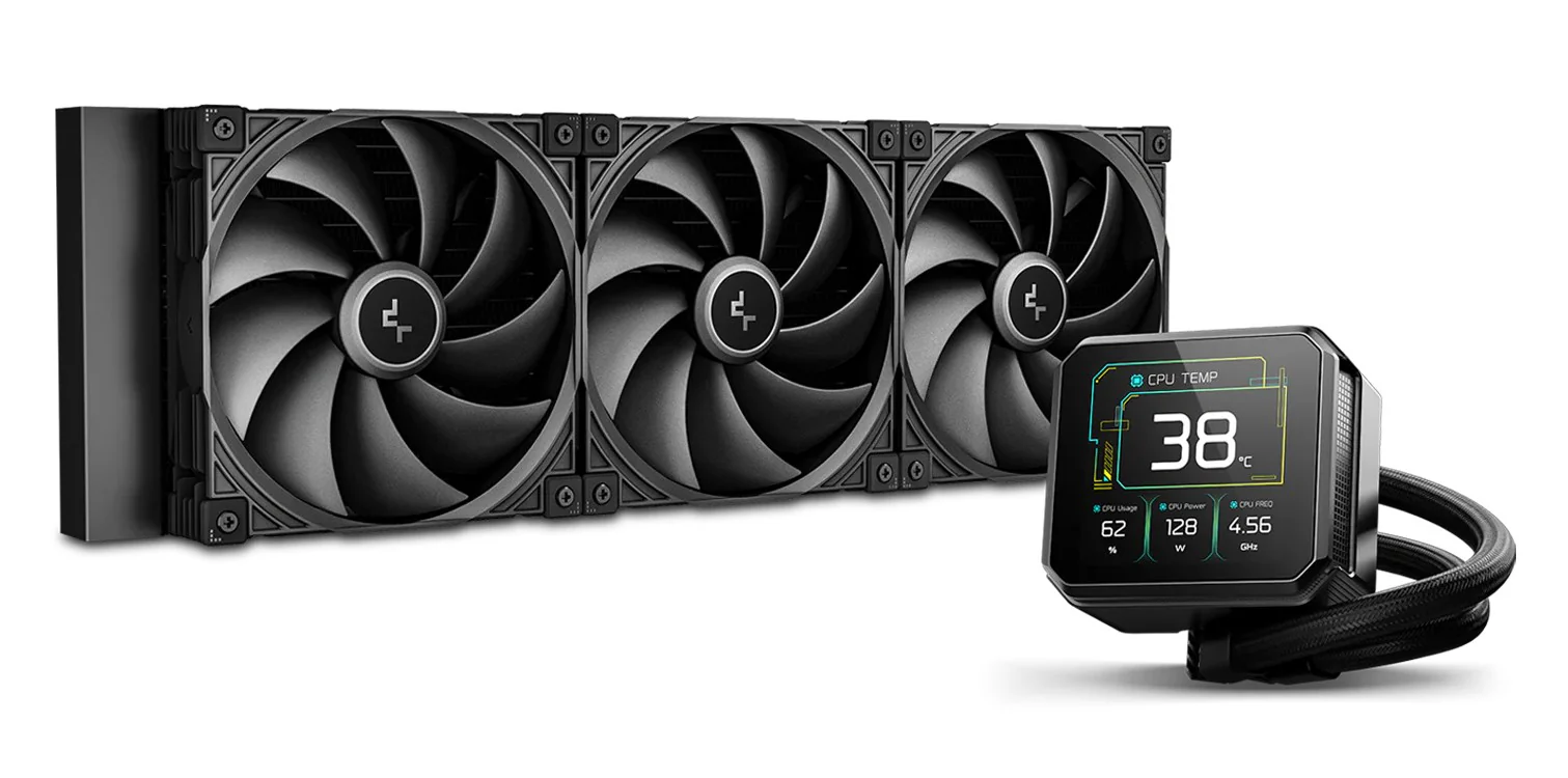 DeepCool SPARTACUS 420 Fully Customisable 6th Gen Liquid Cooler – Black