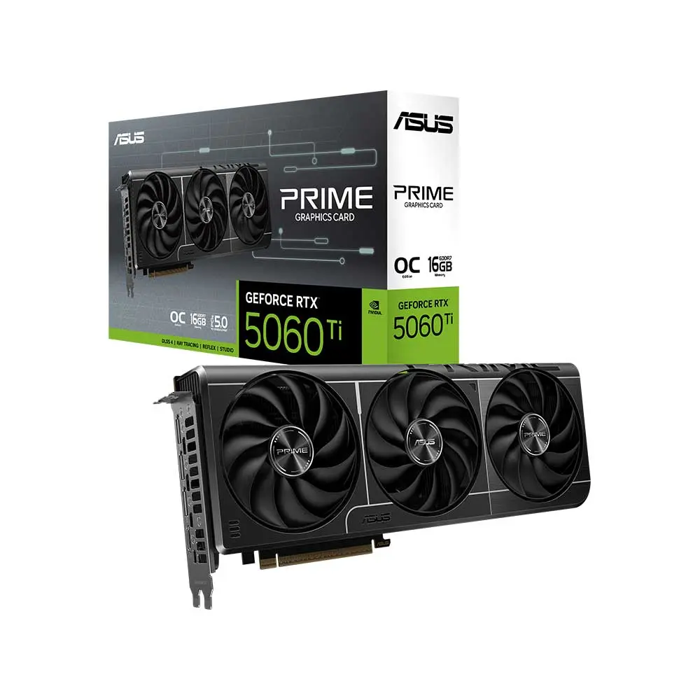 Asus Prime GeForce RTX 5060 Ti OC Edition 16GB GDDR7 Graphics Card