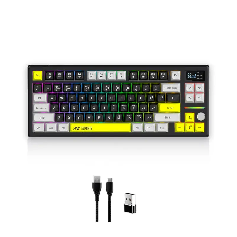 Ant Esports Apex 200 Wireless ARGB Keyboard Black (APEX-200-BLACK)