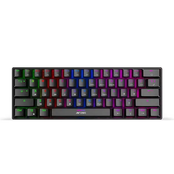 Ant Esports MK1300 Mini Mechanical Gaming Keyboard Outemu Red Switches (MK-1300-MINI-RED)
