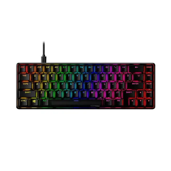 HyperX Alloy Origins 65 Mechanical Gaming Keyboard – Aqua Tactile Switches (56R64AA-ABA)