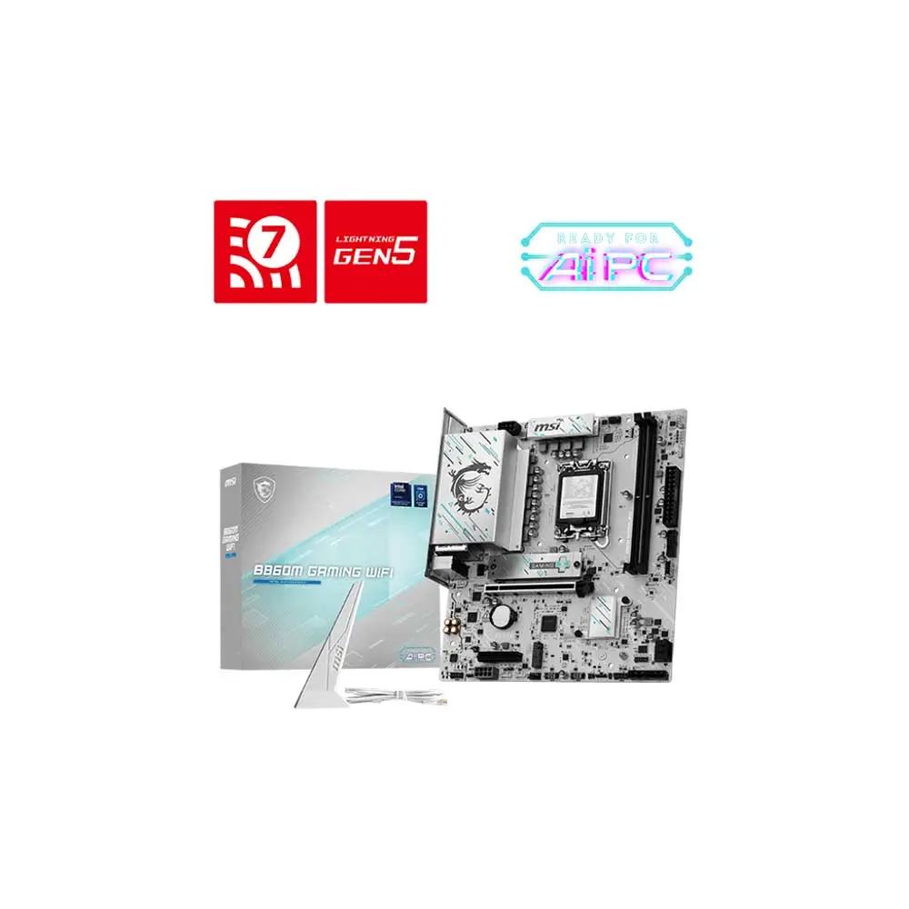 MSI B860M Gaming WiFi LGA1851 Micro ATX Motherboard