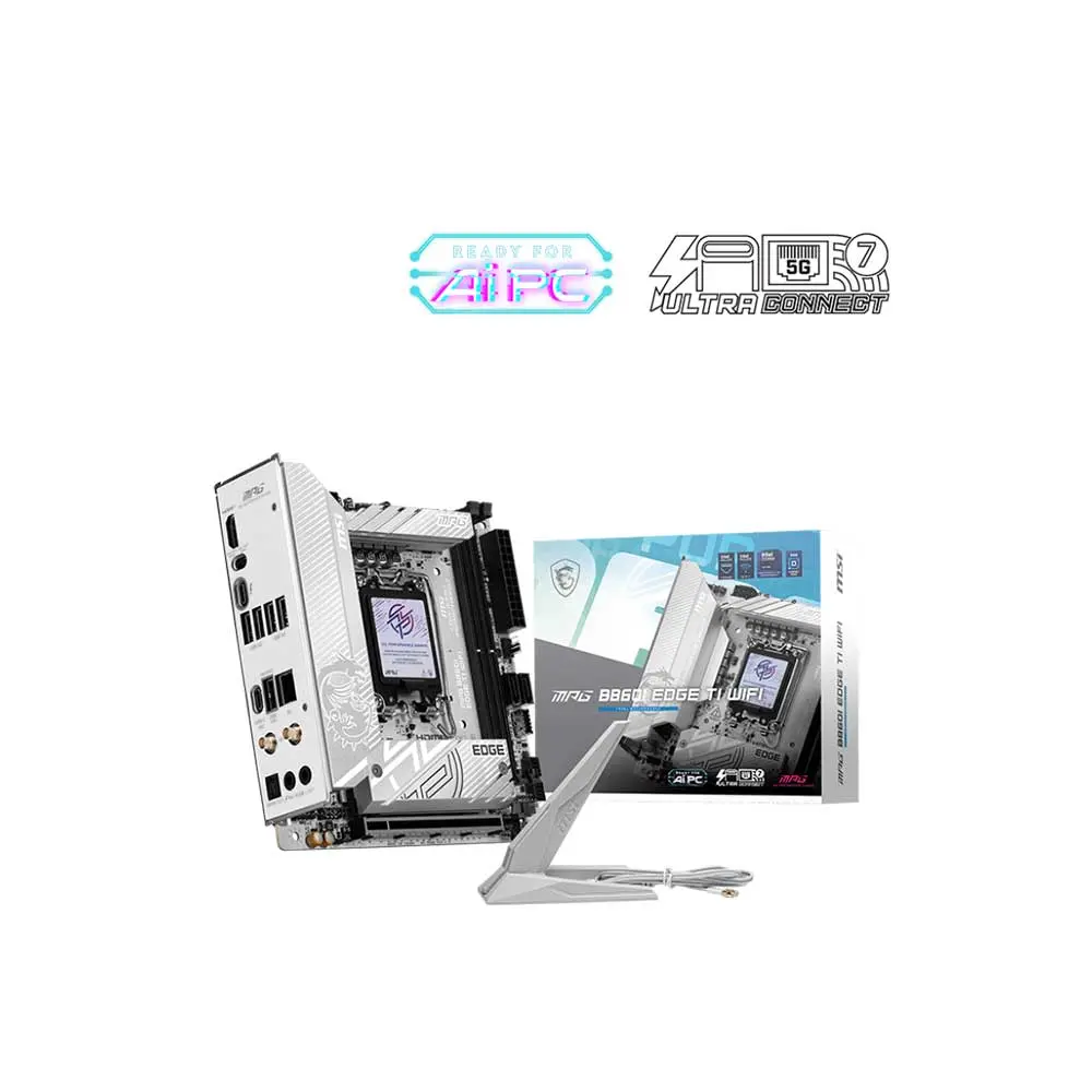 MSI MPG B860I Edge Ti WiFi LGA1851 Mini-ITX Motherboard
